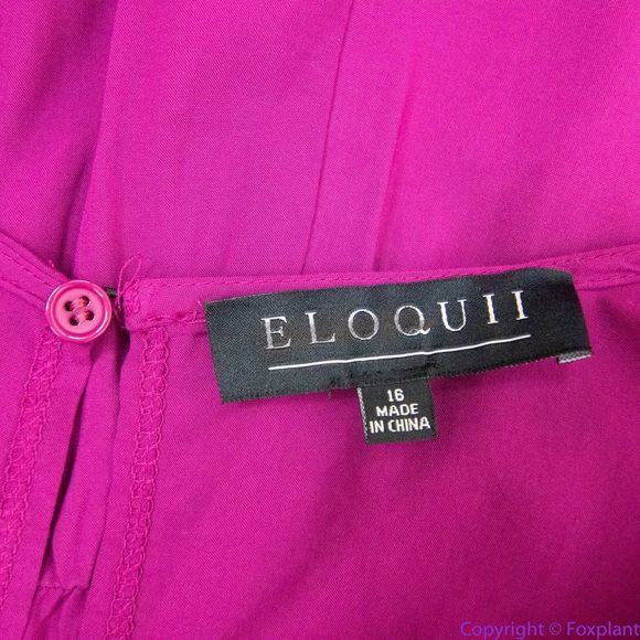 NEW Eloquii Flowy Wide Leg Jumpsuit, 16 - Picture 14 of 16